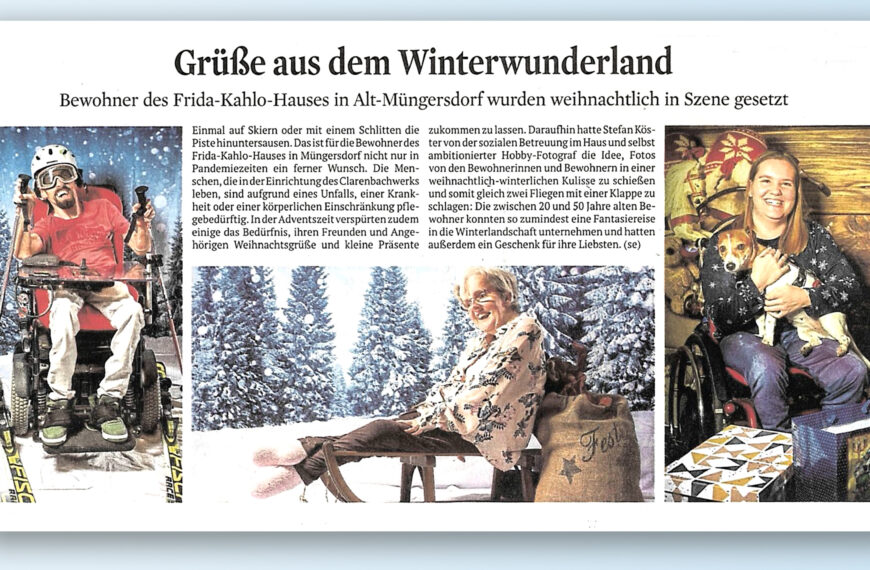 Pressearbeit zu Fotoaktion im Frida Kahlo Haus